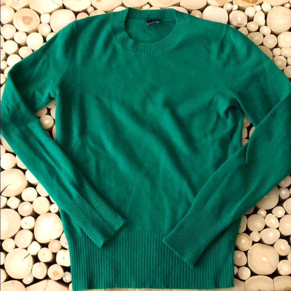 Theory Cashmere Crewneck sweater Kelly Green
